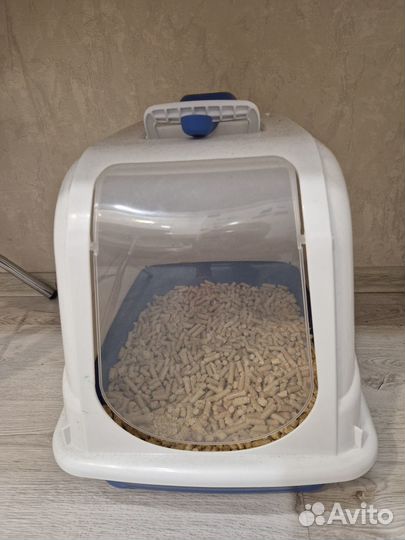 Закрытый лоток + совок