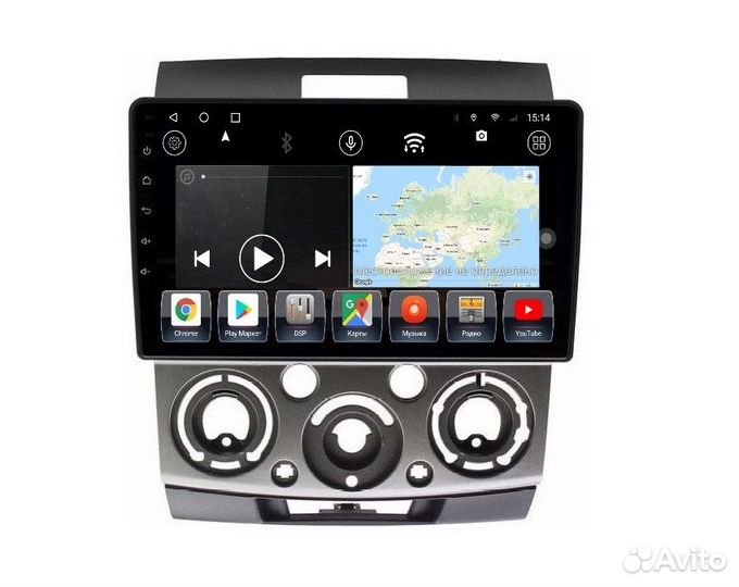 Штатная магнитола Ford Ranger Android 11 6+128Gb