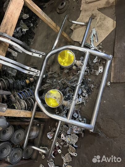 Защита бампера Паджеро 1