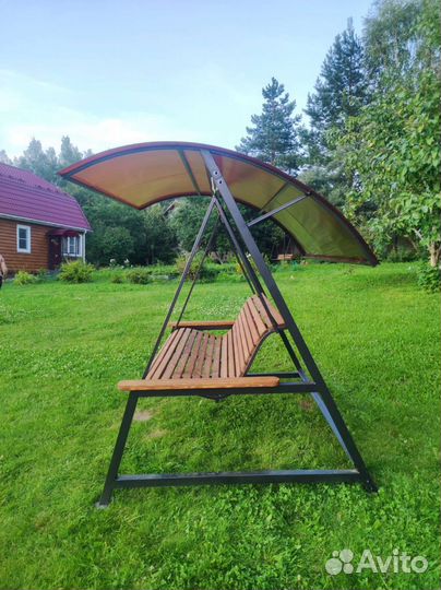 Садовые качели лофт