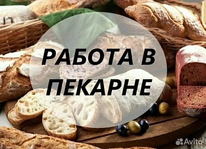 Разнорабочие в пекарню вахта