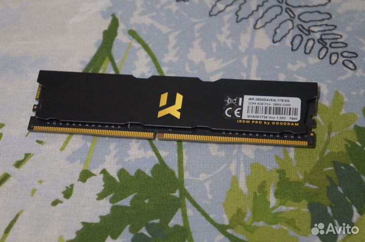 Оперативная память Goodram Iridium Pro 8gb 3600MHz