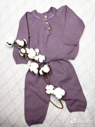 Вязаный комплект для малыша