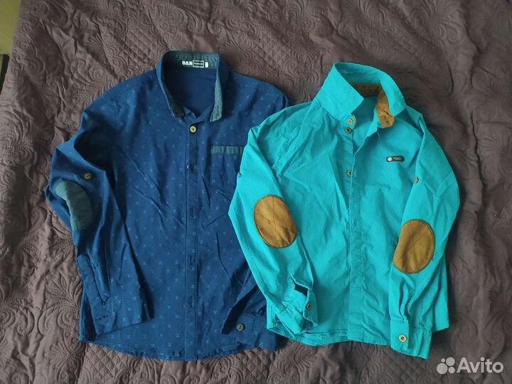 Рубашка школьная для мальчика 122 128