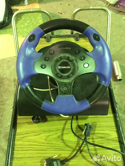 Игровой руль Defender Adrenaline Turbo для пк