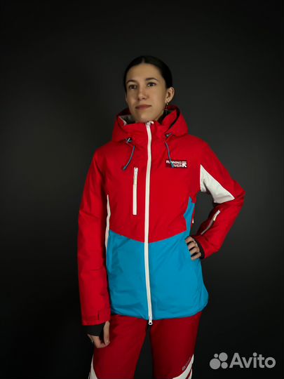 Куртка горнолыжная унисекс Running River Красная