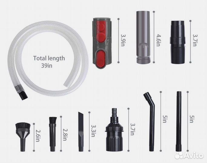 Насадки на Dyson пылесос v8