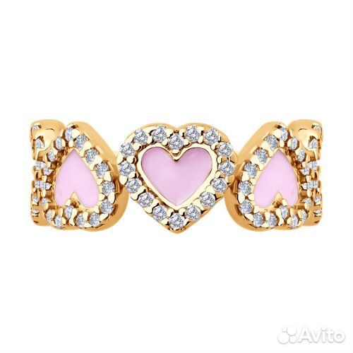 Кольцо sokolov из серебра, 93011125, р.17