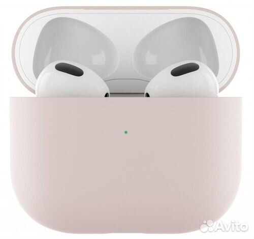 Чехол для AirPods 3 силиконовый (розовый)