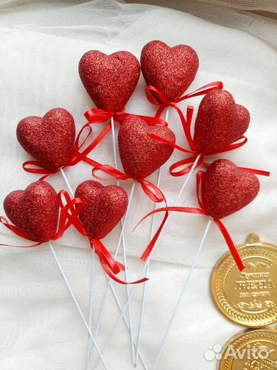 Свадебные бокалы, медали, украшения