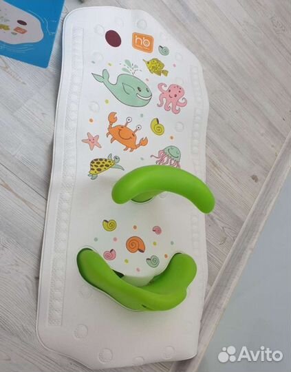 Happy baby коврик для купания с сиденьем