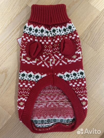 Новогодний свитер для собак и кошек, новый