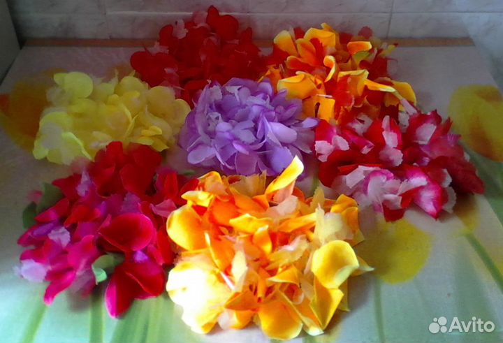 Гавайские ожерелья(бусы)много, гавайская вечеринка