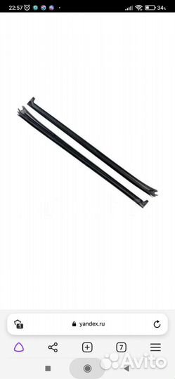 Окантовка лобовова стекла priora