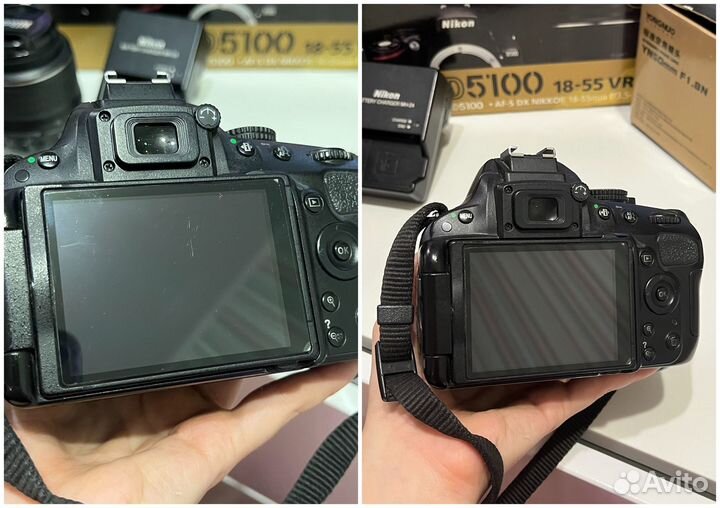 Nikon d5100 + nikkor 18-55mm + yongnuo 50mm