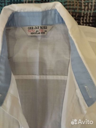 Сорочки белые для мальчика на 11-12 лет
