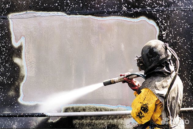 Пескоструйная очистка, обработка