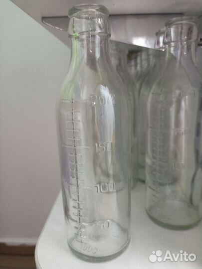 Бутылочка для кормления СССР стеклянная
