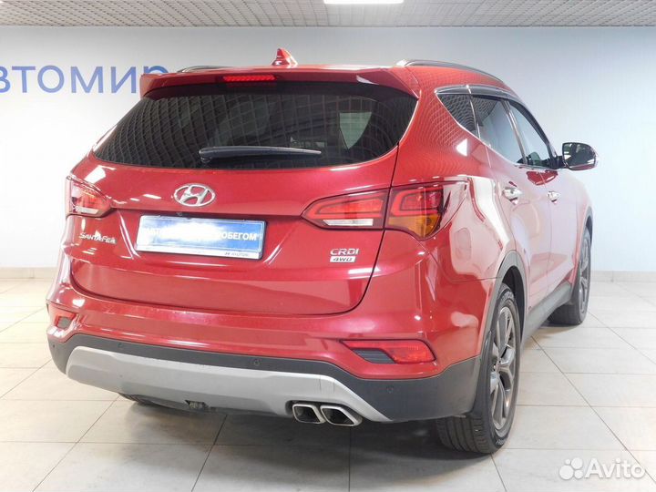 Hyundai Santa Fe 2.2 AT, 2016, 85 143 км