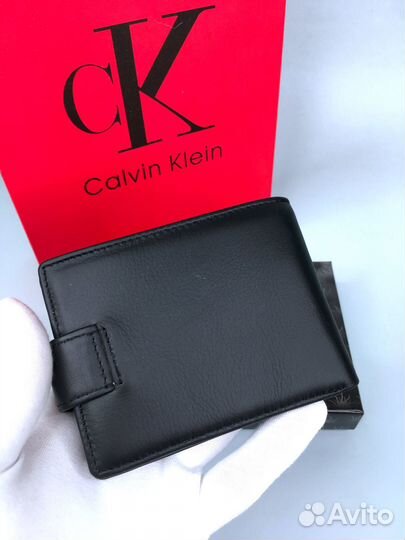 Кошелек мужской кожаный calvin klein