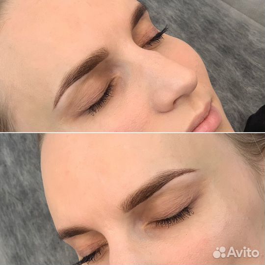 Биотатуаж бровей(окрашивание хной), м. Беломорская