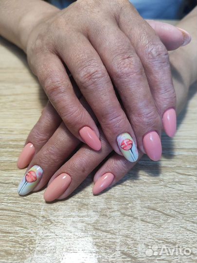 Маникюр с покрытием