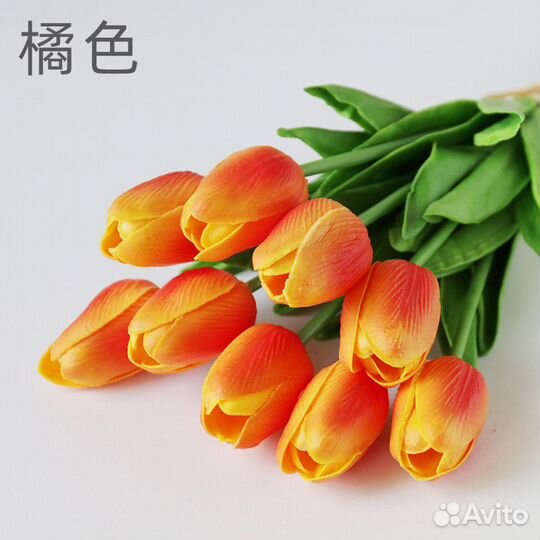 Искусственные розы, искусственные тюльпаны