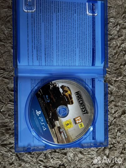 Wreckfest ps4 диск в отличном состоянии