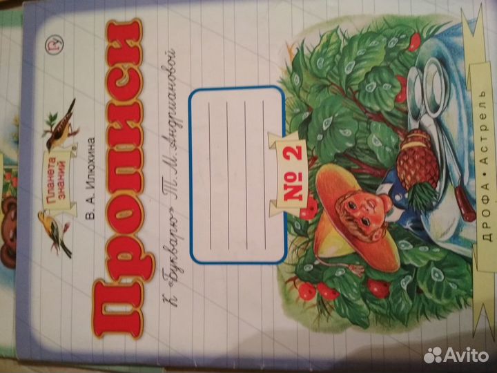 Прописи Илюхина. В.А. 1 класс Часть 2