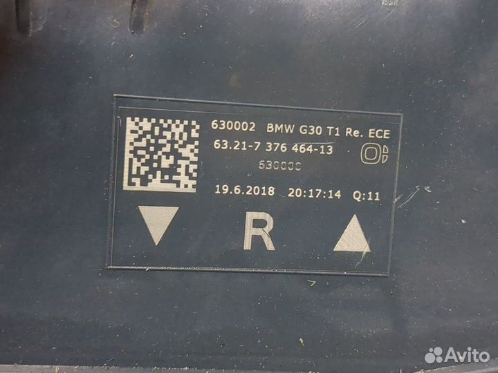 Фонарь (задний) BMW 5 G30 2016, 2018