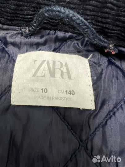 Куртка-рубашка джинсовая Zara для мальчика 140