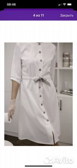 Халат медицинский женский doclike, 54 размер