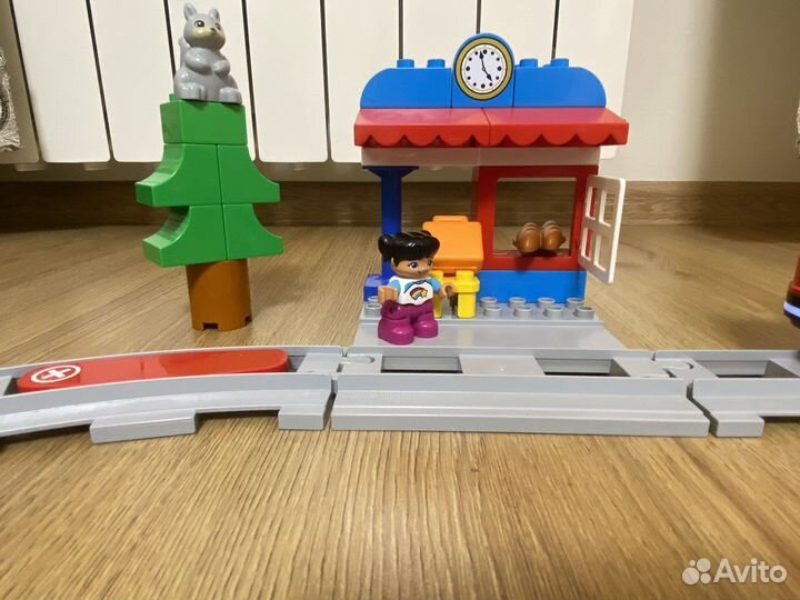 Конструктор lego duplo поезд на паровой тяге(10874