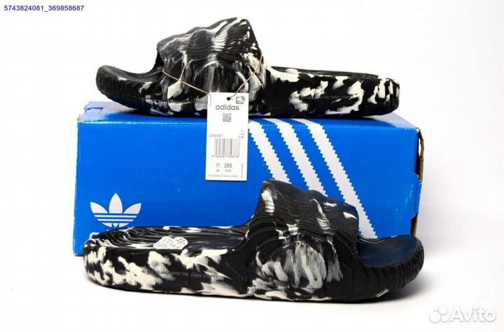 Шлепки мужские Adidas размер 45 (Арт.16610)