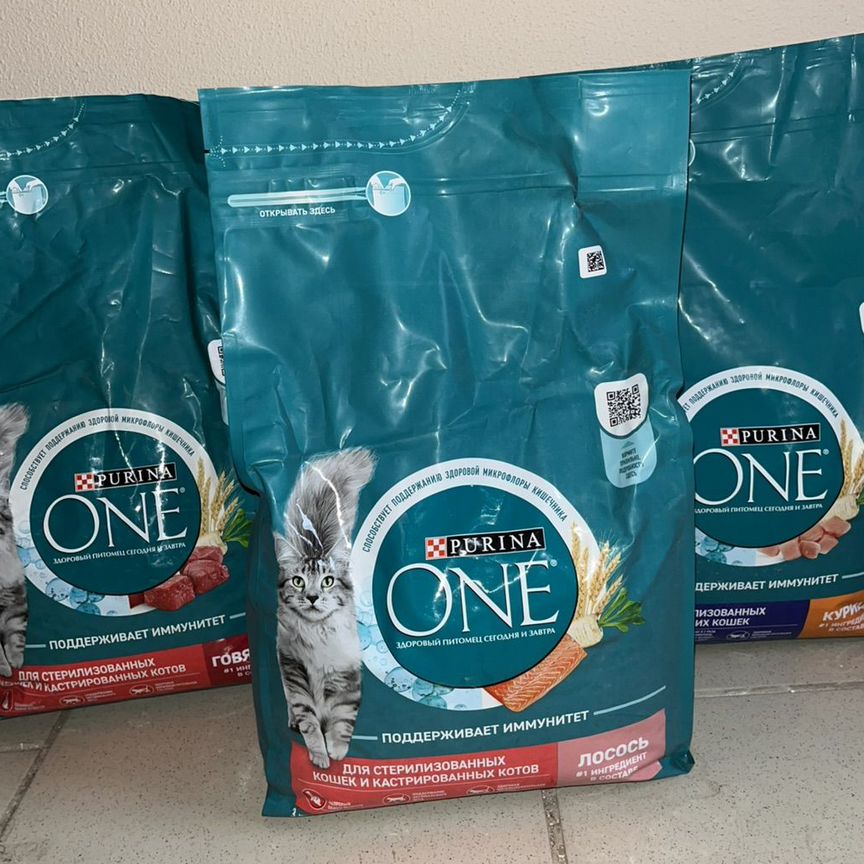 Purina one для стерилизованных кошек 3 кг