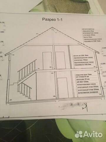 Проект каркасного 2эт дома10*11м