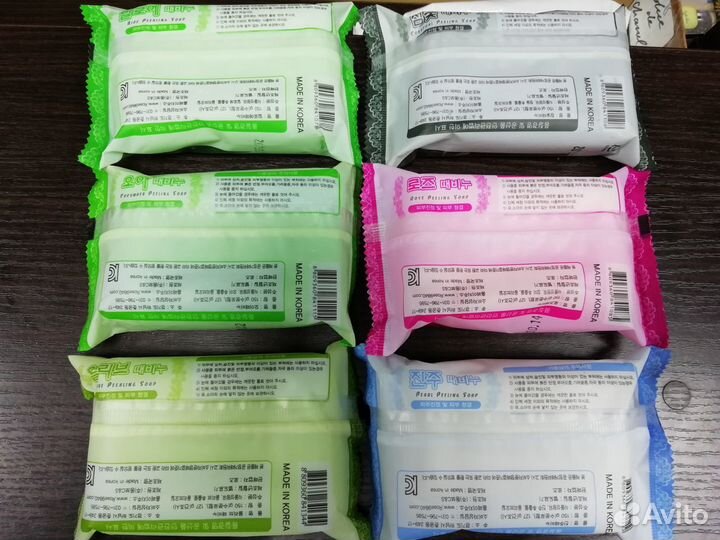 Мыло-пилинг в ассортименте Rose, Ekel Peealing