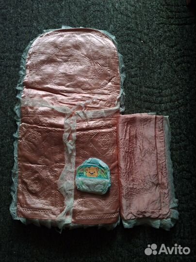 Конверт, одеяло и памперс