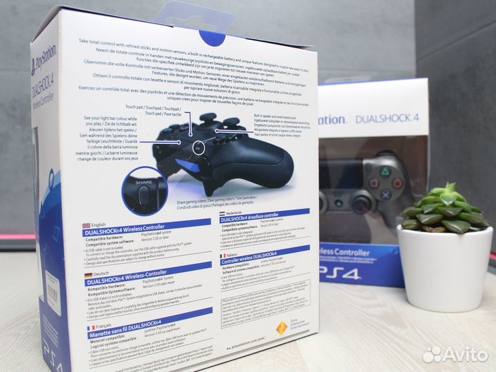 Джойстик dualshock ps4 + кабель