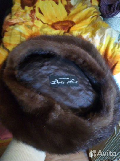 Шапка норковая