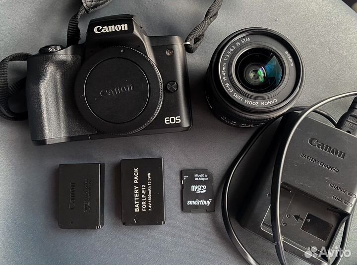 Фотоаппарат Canon EOS M50 Kit EF-M 15-45mm