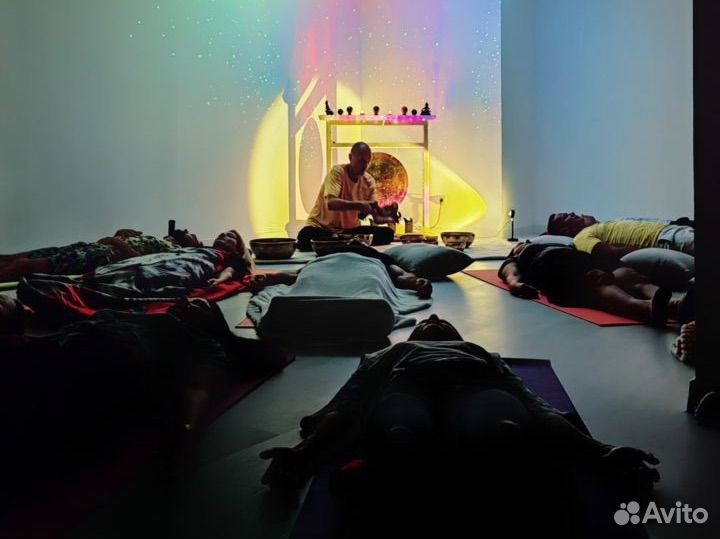 Звуковая медитация с тибетскими поющими чашами