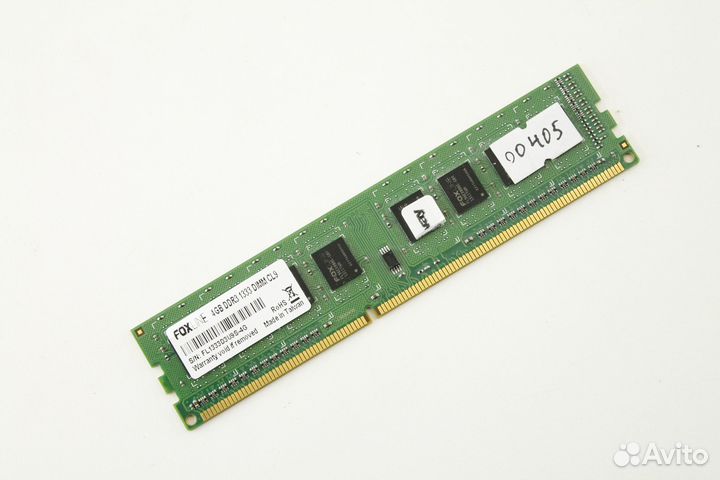 Оперативная память DDR3 4 GB 1333 MHz FoxLine