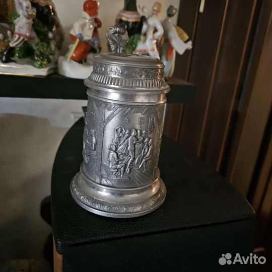 Кружка пивная олово Германия