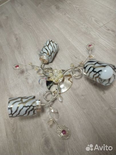 Люстра потолочная бу