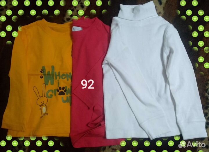 Вещи пакетом на девочку 92-104