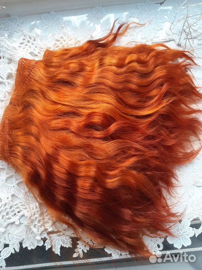 Натуральный тресс для кукол