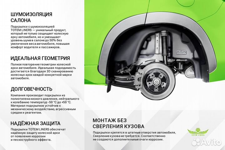 Подкрылок toyota LC200, 2015, ор (задний левый)