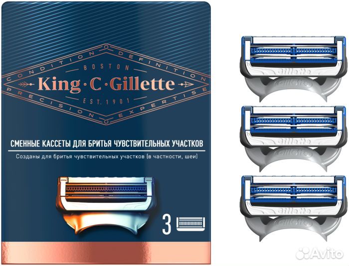 Бритвенный станок King C. Gillette
