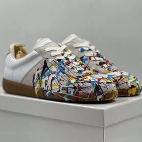 Кроссовки Maison Margiela Paint Splatter White